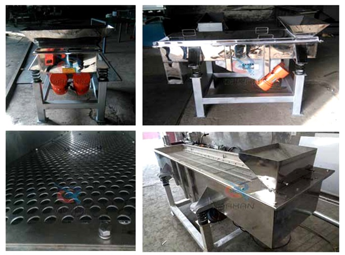 不銹鋼直線篩分機細節(jié)